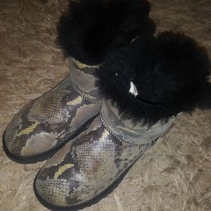 UGG SNAKESKIN BOOTS